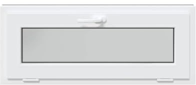 vidaXL Finestra Seminterrato RISOR 100x40 cm Tilt 3 Vetri Antracite, Finestra di Uscita, Finestra della tramoggia, Finestra nel seminterrato