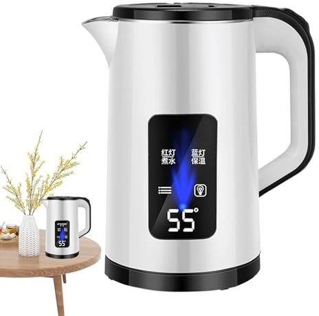 Caldatura ad acqua - bollitore da tè a capacità 3L, bollitore da tè elettrico in acciaio inossidabile | Bolli elettrici per la casa acqua bollente, bollitore d'acqua elettrico per camera da letto, cuc