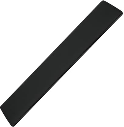 Akko Repose-Poignet en Mousse à mémoire de Forme pour Clavier, Compatible avec 75% des claviers, soulage Les douleurs de Frappe, Repose-Poignet Ergonomique (Noir, 360 x 70 x 19 mm)