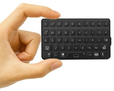 DarkWalker trådlöst Bluetooth-tangentbord, minitangentbord för iOS/iPhone/iPad/Mac/Android/surfplatta/PC