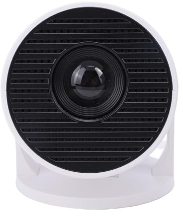 Wakects Y2S Home HD-projektor, 50 ANSI Bärbar LED-projektor med 240° Rotationsfäste Inbyggd WiFi för inomhus- Utomhusfilmspresentationer 15 Till 80 Tum