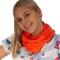 DOLCE ABBRACCIO by RiemTEX Loop Schal Damen Schlauchschal mit Geheimfach Kuscheliger Loopschal aus Jersey Halstuch in Uni Farben (Candy)
