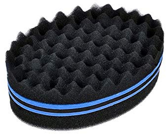 bopely Curl Twist Twist Sponge, Tresse Afro Style Dreadlock Bobines De Vague Sponge Brosse pour Barber ()