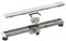 Duschrinne 60 cm Befliesbar komplettset 2in1 | Ablaufrinne für Badezimmer | Premium Edelstahl SU 316 komplettset | Siphon mit Geruchsstop und Haarsieb