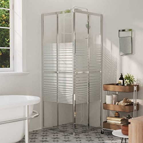 LAPOOH Cabine de Douche ESG 70x70x180 cm,Cabine De Douche Complete,Cabines Et Parois De Douche