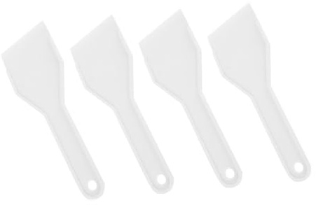 Cabilock 5 Juegos Pala De Descongelación Del Refrigerador Quita Hielo Herramienta De Limpieza De Hielo De Nevera Pala Quitaescarcha Heladera Congelador Pala De Hielo El Plastico 4 Uds * 5