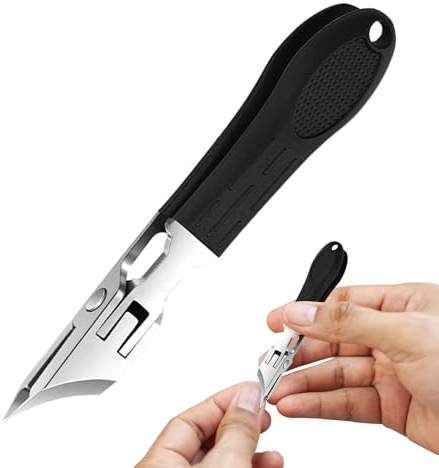 Tagliaunghie Piedi | Tronchese Unghie Incarnite | Pinza Acciaio Inoxx Lama Ampia Per Pedicure Manicure Taglio Preciso Cuticole Dure Calli Cura Piedi Strumenti Professionali Casa Salone