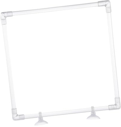 QLECXZI Anillo Flotante de acrílico Transparente para Plantas interceptoras. Ideal para acuarios, Resistente a la Rotura Durante Mucho Tiempo. Se coloca alimento para Peces en