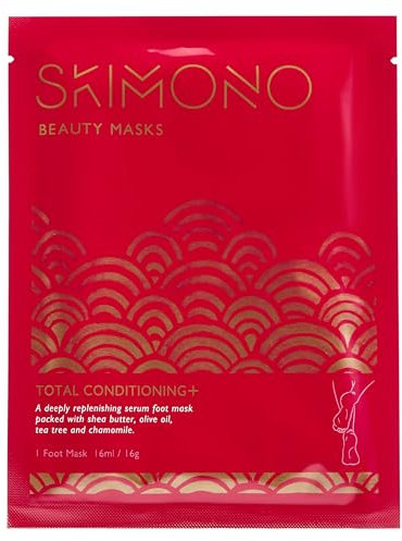 Skimono Moisturising Foot Mask Socks (1 Pair) Moisturising Socks Treatment to Revitalise Dry Skin, Cracked Heels & Hard Skin - At Home Foot Care Mask
