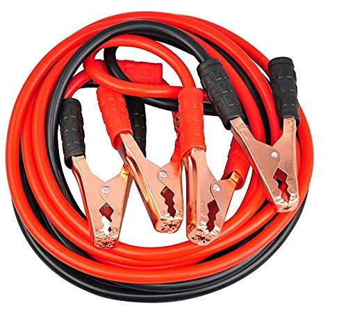 EUROXANTY Cables de Arranque para Coche | Arranque batería Coche | Carga de Emergencia | Agarre Fuerte | Pinzas para Coches | Incluye Bolsa de Transporte | 3000 AMP