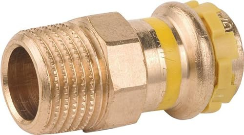 Raccord a sertir en bronze gaz Nipple de reduction avec filet male 28x1 PG 4243G Gaz contour V