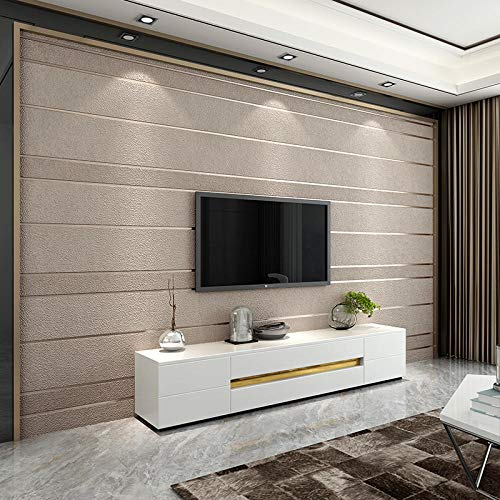 ZZDXL Tapeten Khaki Tapete Vliestapete 10 M X 0,53 M,3D Tapete Für Schlafzimmer Wohnzimmer Oder Küche,Modern Klassisch Elegance Tapete Kinderzimmer,Wandtapete Jungen Mädchen