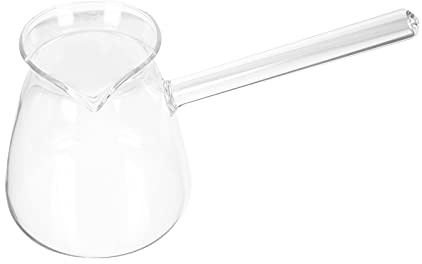 DOITOOL Espresso Cups Turkish Coffee Pot Butter Warming Pot Glass Milk Warmer Pot Greek Arabic Coffee Maker Handmade Ottoman Hammered Cezve Jezve Ibrik for the Stovetop 450ml Espresso Machine