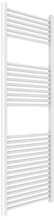 Kiamami Valentina - Termoarredo bagno 55x150 acciaio bianco 30 tubi orizzontali