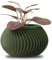 Koala Studio Céleste - Pot Décoration d'Intérieur pour Plantes Synthétiques, Succulentes & Cactus Design - Original Petit Mini Cache-Pot Maison Salon (Vert Mat)