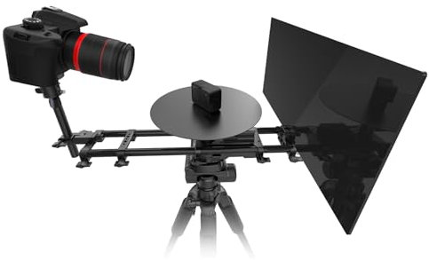 Motorized 360 Rotating Turntable, Camera Spinner with Green Screen & Clamps – Automatic Turntable for Product Photography, Video Booth, Stop-Motion & B-Roll App Controlled, Silent Motor, 10kg Load