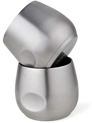 Tazas de Café Expreso de Acero Inoxidable 2 Uds, Vaso PequeñO Irrompible con Aislamiento de Doble Pared de 150 Ml para Fiestas de Picnic Al Aire Libre