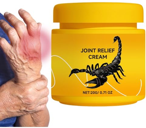 Massagegel,20 gram mild kylsalva – kräm för att lindra ledbesvär – för massage för rygg fot knä hals och axel hos kvinnor och män