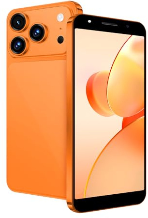 Fine Life Pro Entsperren Sie Android-Handy, 5.0-Zoll-Bildschirm, 2GB RAM + 16GB ROM/TF 128GB, Dual-Kamera, Dual-SIM-Karte mit Unterstützung für 4G LTE-FDD TDD, 4Core-Chip (28orange)