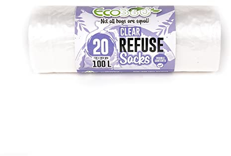 FFP RECYCL REFUSE SACK CLR X20*
