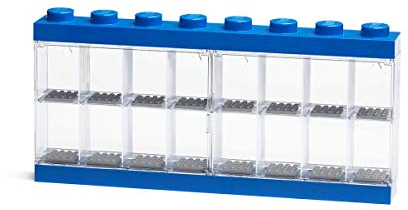 Room Copenhagen LEGO Minifigur Vitrine 16, blau, One Size