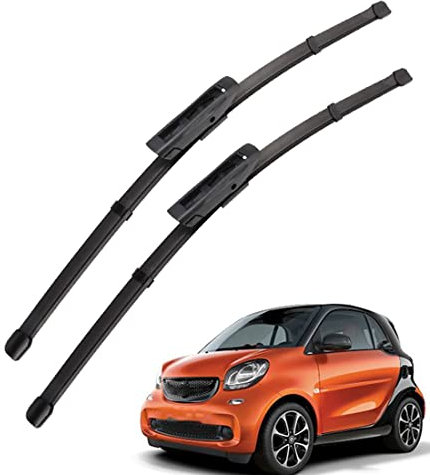 GCcv Scheibenwischer Für Auto Scheiben Wiper Blades Für Smart fortwo A453 2014-2017 Wischerblatt Vorne Wischblätter Gummi Windshield Wipers 500mm+350mm fit Bajonettarme