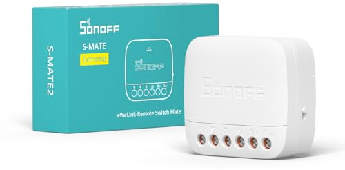 SONOFF S-Mate2 Smart WIFI Switch Mate, Smart Switch funziona con interruttore della luce intelligente MINIR4/DUALR3/M5/T5, nessuna soluzione conduttore neutro