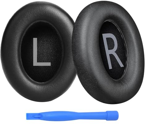 Ear Pads Replacement for Bose NC700 / Bose 700 Noise Cancelling Headphone by MMOBIEL - Protein PU Ear Pad Cushions - Earpads Replacement – Black
