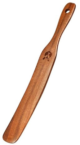 Grattoir À Spatule À Levain, Cuillères De Cuisine En Bois, Grattoir À Pot Étroit, Bâtonnet À Remuer Multifonctionnel Portable, Spatule De Cuisine En Bois Pour Confiture, Pâte, Crème