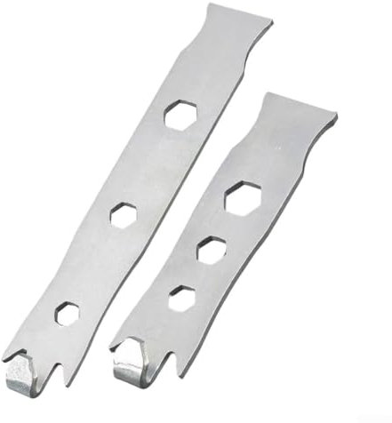 Herramienta de invernadero de acero inoxidable, 2 piezas de artefacto de bobinado de alambre para accesorios de fijación (2 piezas (2 piezas pequeñas)