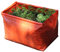 Haxnicks Pot de Fleurs Jardinière pour Carottes 45x30x30 cm Red