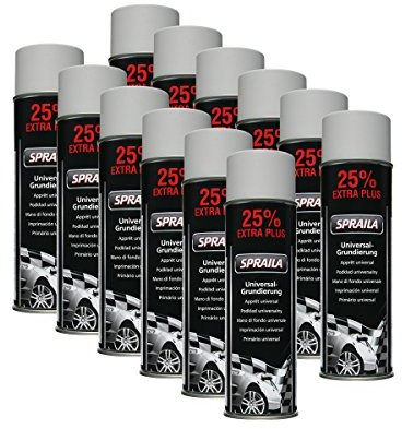 Kwasny 12x 300 901 Auto-K SPRAILA Universalgrundierung Grau 500ml