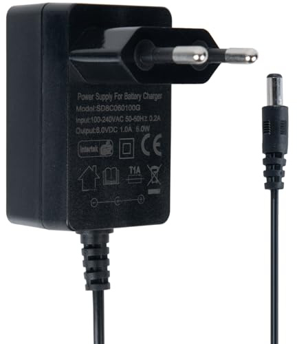 Cargador de 6 V para Juguetes de Paseo, Batería de Niños, Motocicleta y Coche Eléctrico, Ruedas Eléctricas y Accesorios para Montar