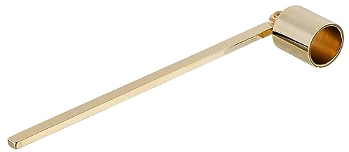 FOMIYES Kerzenlöscher Dochtflamme Aus Edelstahl Dochtlöscher-Werkzeug Für Zuhause 1 Stück (Golden)