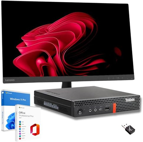 Lenovo Estación completa Thinkcentre | Core i5-8500 hasta 3,50 GHz | Ram 32 GB | SSD NVMe 512 GB WiFi | Monitor 27 FHD | Win 11 Professional Office 2021 Garantía 36 meses