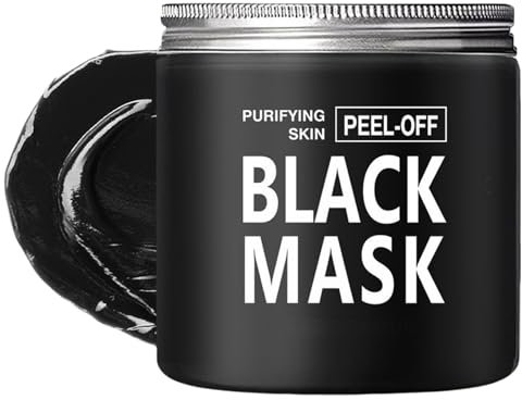 Peel Off Face Masks, Blackhead - Targeting Mask, Bamboo Charcoal Peel - Off Face Masks for Skincare, Deeply Cleanses and Purifies Skin, Addresses Blackhead Concerns