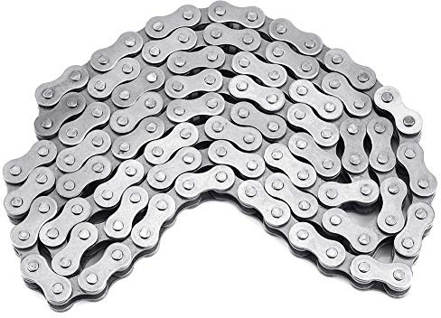 Cha ne Maillons C415 110L 145 Maillons en Acier Inoxydable pour V lo Moteur 49 60 66 80 Compatible Mobylette Pit Bike et Moto Tout Terrain