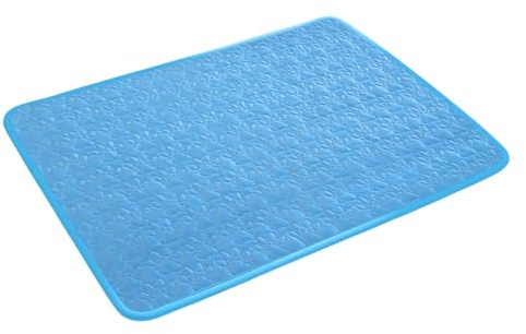 Novaras Alfombra Refrescante para Perros y Gatos, Triple Capa Transpirable, Sin Gel ni Químicos, Lavable a Máquina, Portátil, para Hogar, Coche y Exterior