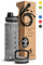 hydro2go® Trinkflasche aus Glas mit Silikonhülle 550 ml - spülmaschinenfest | 2 auswechselbare Deckel | 100% Auslaufsicher BPA-frei - Glasflasche für Kinder, Büro, Fitness, Yoga, Sport & Outdoor