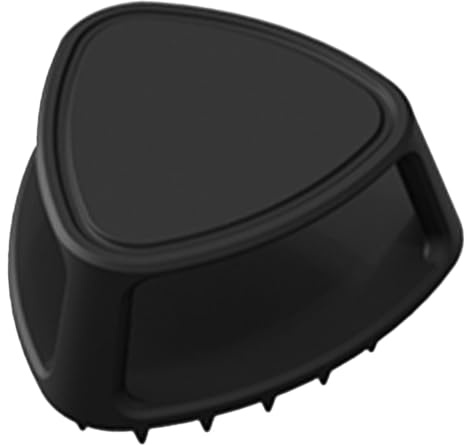 Beatifufu Brosse à Barbe en Silicone pour Homme, Masseur de Cuir Chevelu Portable et Pratique, Visage Barbe en Voyage