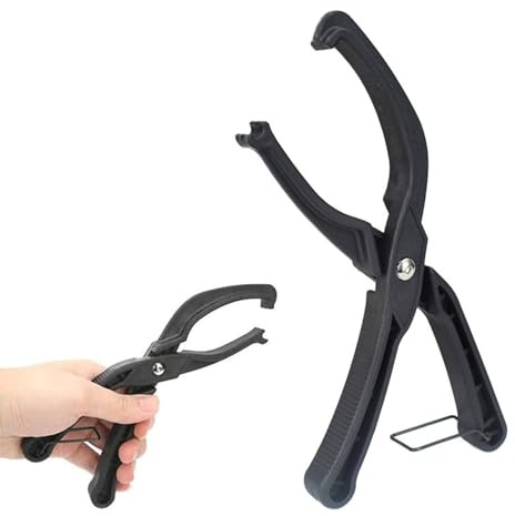 YILANJIN Tyre Pliers, 24 cm Non Slip Handle Bicycle Tyre Remover Repair Tool, Bike Tire Lever Plier Repairing Tool for Bicycle, Bicycle Tyre Remover Repair Tool for Mountain Rod Bicycle (Black)