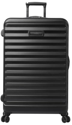 TOTTO - Maleta Rígida Grande, Modelo Helios L, 52 x 78.8 x 30 cm, Capacidad 115L, Resistente a Impactos, Ruedas 360º, Manija Telescópica, Correas Internas, Candado 3 Dígitos, Color Negro