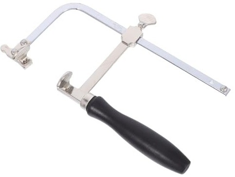 Gatuida Cadre De Scie à Métaux Réglable Forme De u Outil De Scie à Fil Robuste Avec Tension Ajustable Pour Coupes Précises Poignée Ergonomique Confortable