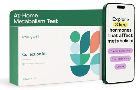 Everlywell At-Home Metabolism Test Collection Kit for Women and Men, Get Accurate Results at Home from a CLIA-Certified Lab Within Days, for Ages 18 Plus