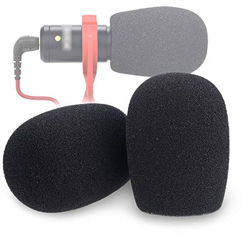 YOUSHARES RODE Microphones VideoMic Me Pantalla Antiviento - Interior Exterior Microphone Windscreen Windproof para Rode VideoMic Me & Me-L Micrófono (2PACK)