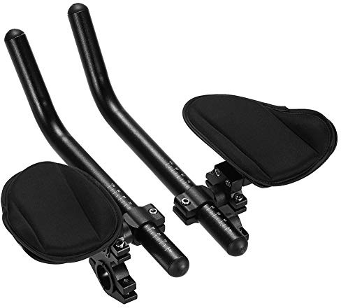 WYYHAA TT Aero Bars Guidon Vélo Repos Guidon Triathlon Vélo Aero Tri Bars Relaxlation Guidons en Alliage D'aluminium pour Vélo De Route Et VTT