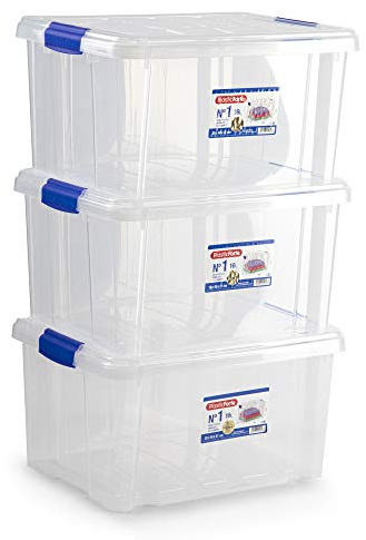 Plastic Forte Pack 3 Caja Nº 1 Pack 3 Cajas, 16 litros