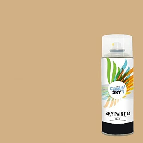 CARSKY Bombe de peinture RAL Beige 1001 finition mat 400ml