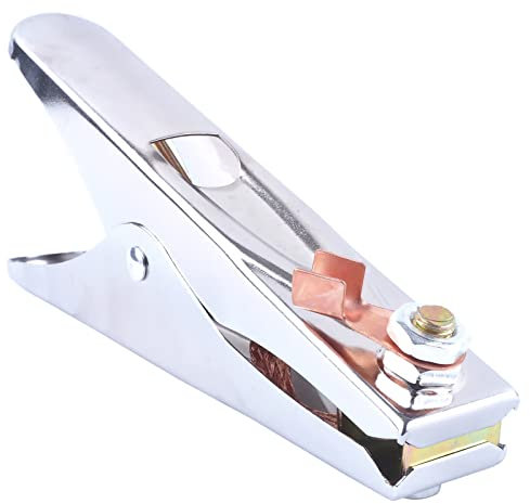 BAUSTER® Masseklemme Erdungsklemme bis 300A / 500A Massezange, masseklemme schweißgerät, Schweißklemme Schweißzange, professionelle Schweißausrüstung, für die meisten Schweißgeräte (500A)