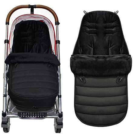 Abnaok Fußsack Kinderwagen, Universal Fusssack Winter Baby Kinderwagen Warm Halten, Wintersack Kinderwagen Buggy Fußsack Winddicht und Atmungsaktiv